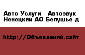 Авто Услуги - Автозвук. Ненецкий АО,Белушье д.